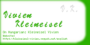 vivien kleineisel business card